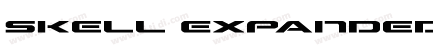 Skell ExpandedBold字体转换